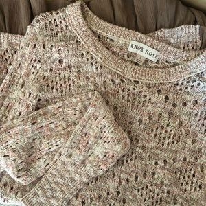 Knox rose knit sweater